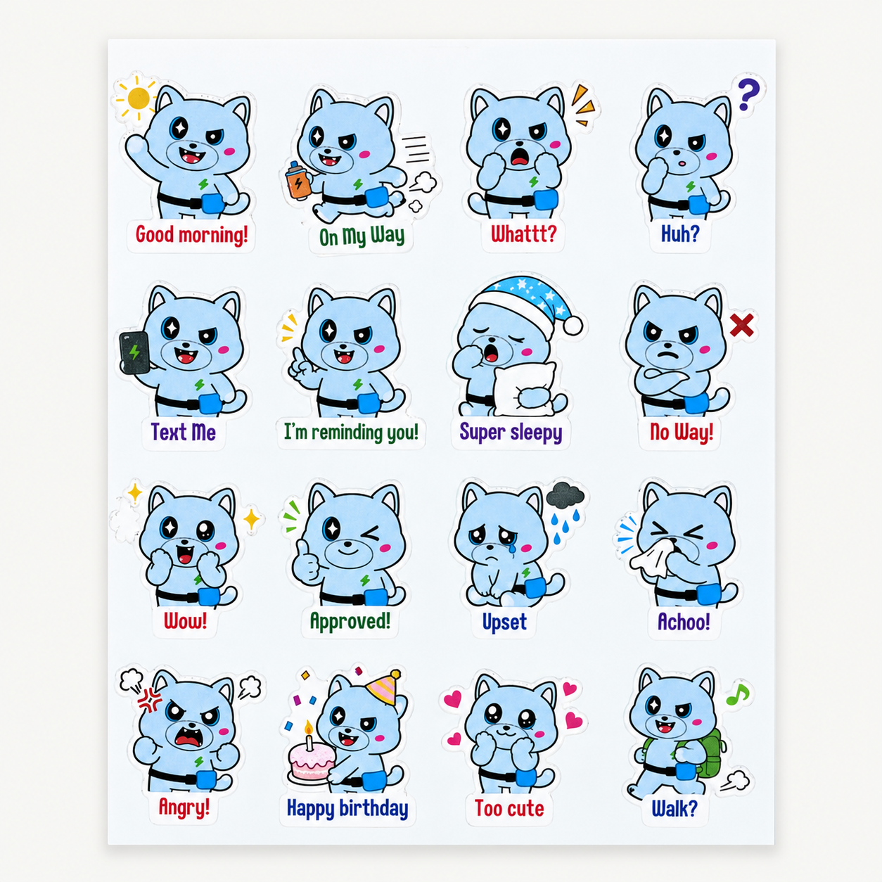 Shadow Paw Sticker Sheet